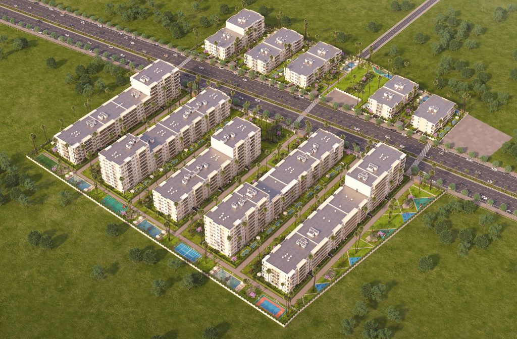 Rendu 3D — Lopal — plan de masse, par 3DMA